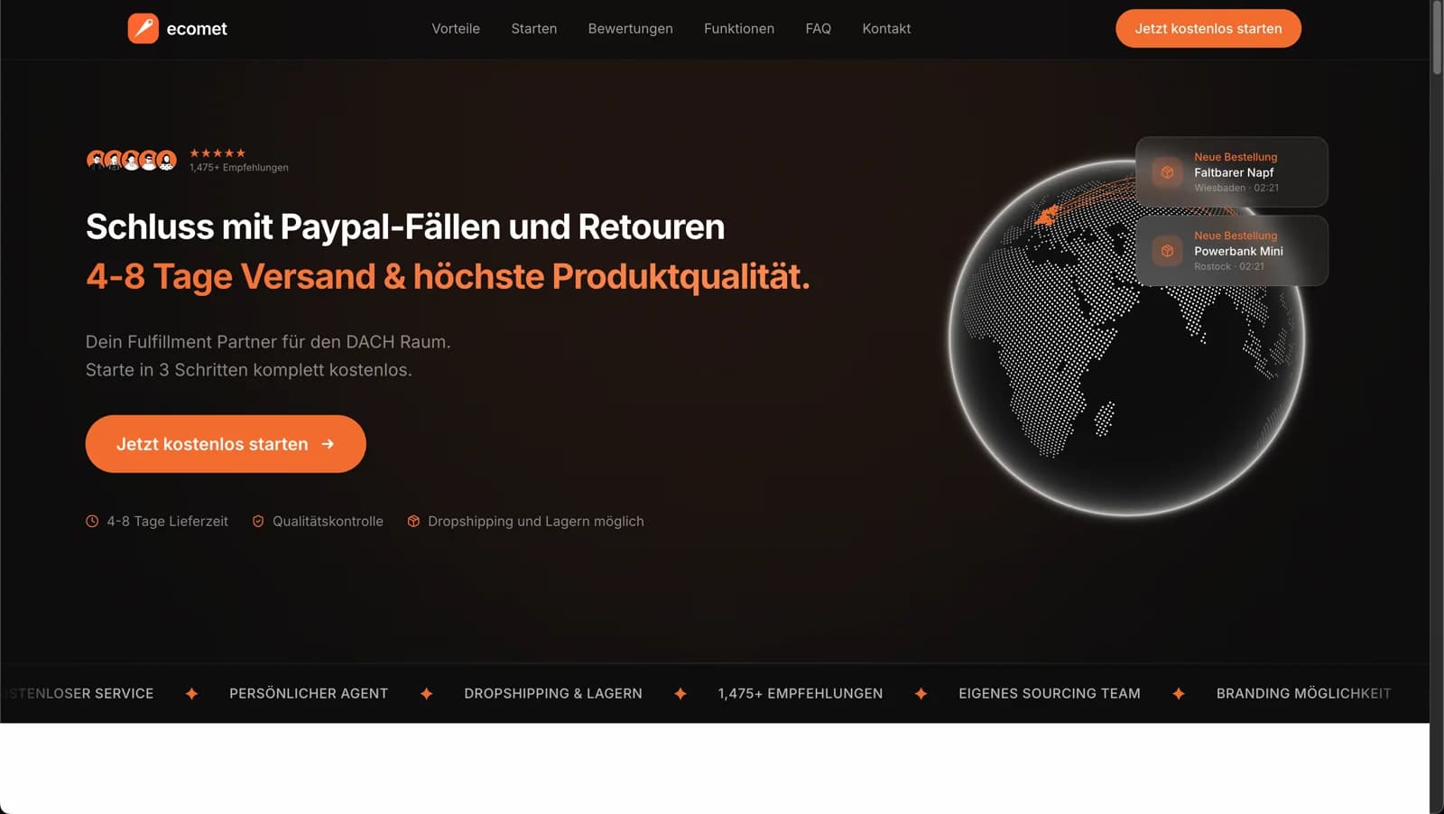 Ecomet — Online-Shop